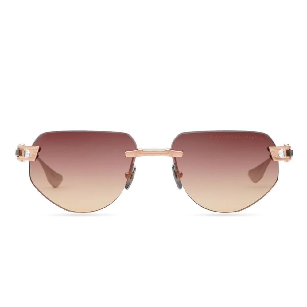 DITA Grand-Imperyn Rimless Geometric Sunglasses with Gradient Lenses